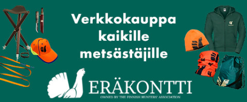 Eräkontin mainos.