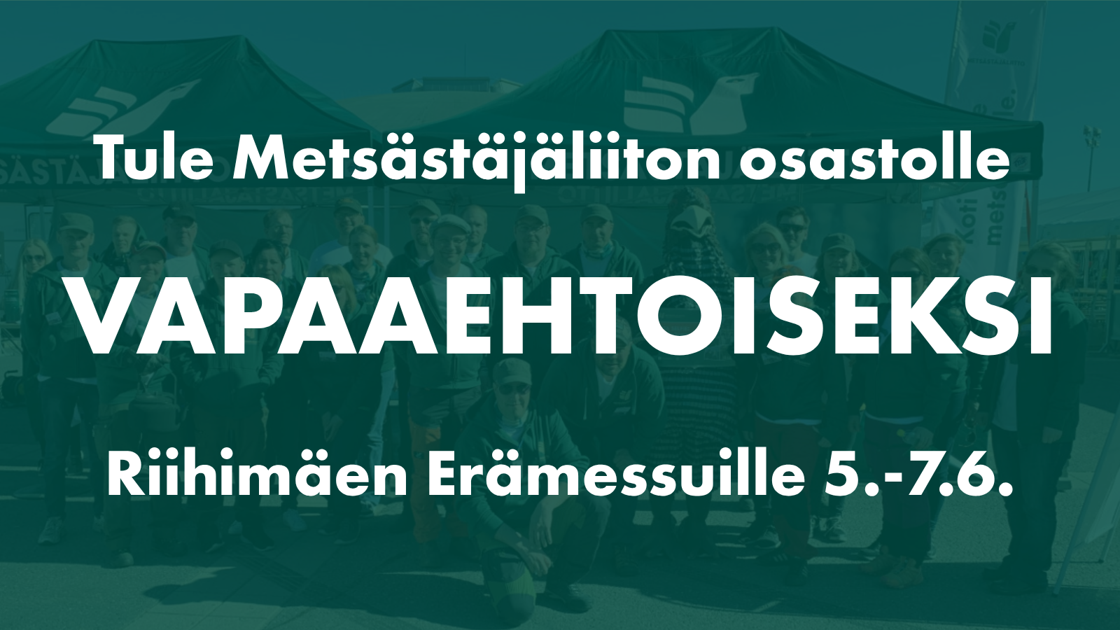 Vapaaehtoiseksi 2026