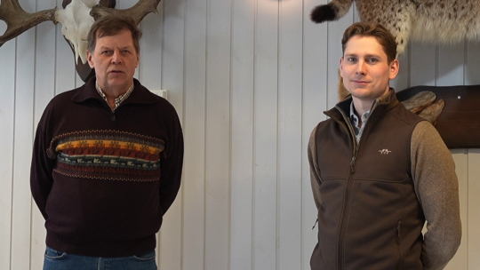 LaMasin puheenjohtaja Timo Ollila sekä varapuheenjohtaja Kalle Markkula.