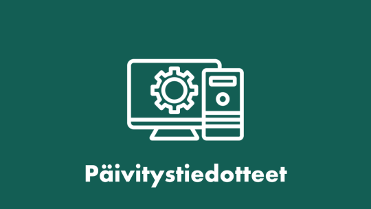 Päivitystiedotteet