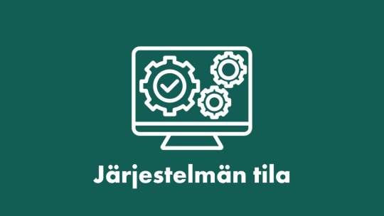 Järjestelmän tila