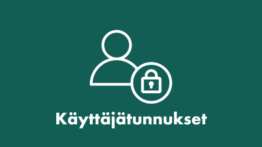 Käyttäjätunnukset