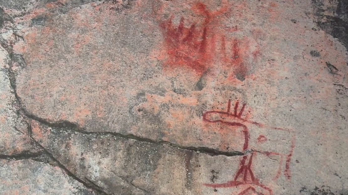 Luolamaalaus metsästysmuseossa.