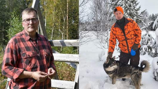 Uudet varapuheenjohtajat Marko Laine (vasemmalla) ja Harri Käsmä.