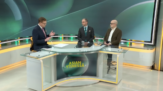 Kuvakaappaus MTV:n Asian ytimessä -ohjelmasta 9.2.2026. 